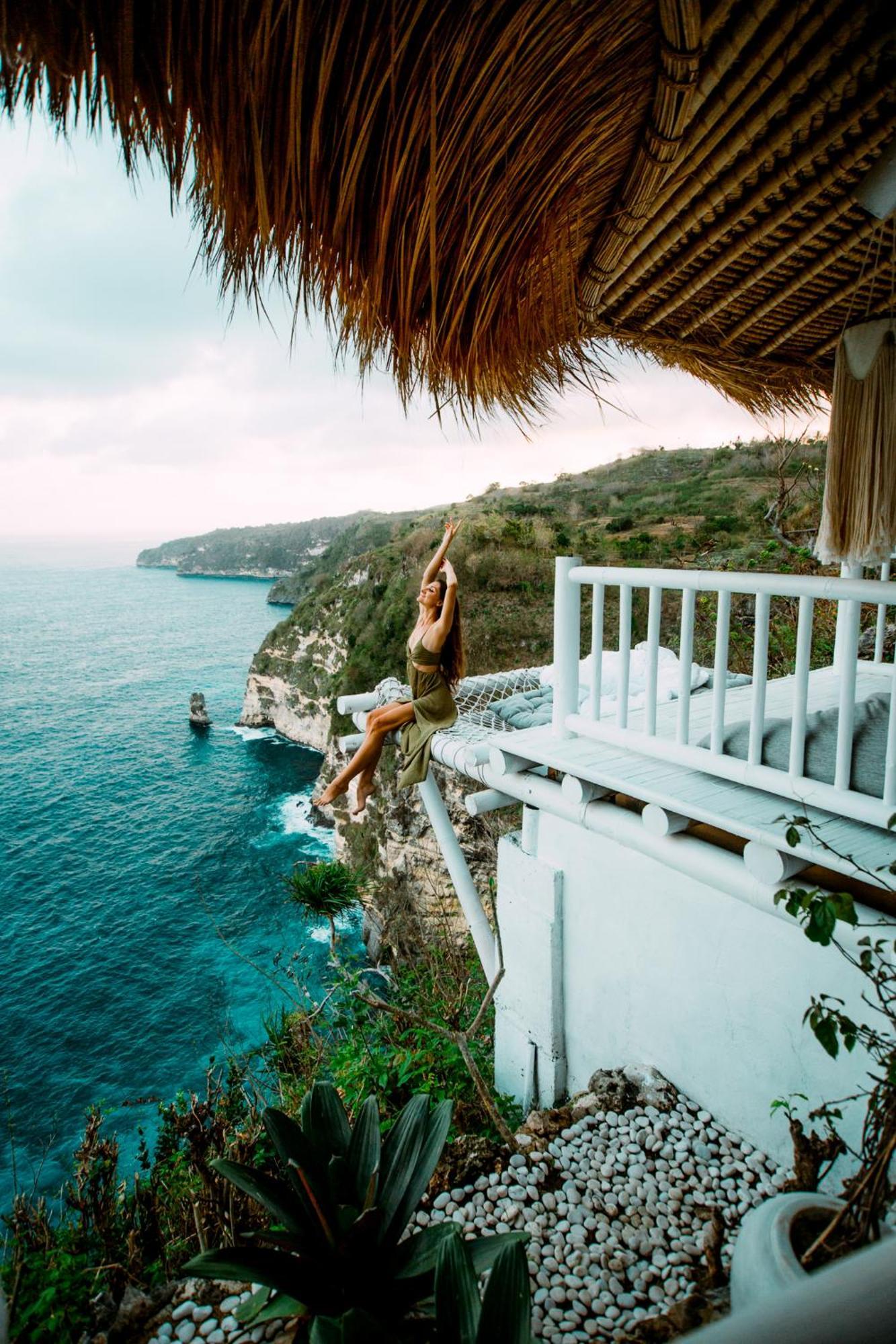Polilit Tropical Glamping Nusa Penida Diamond Beach - Cliff Side Edge מראה חיצוני תמונה