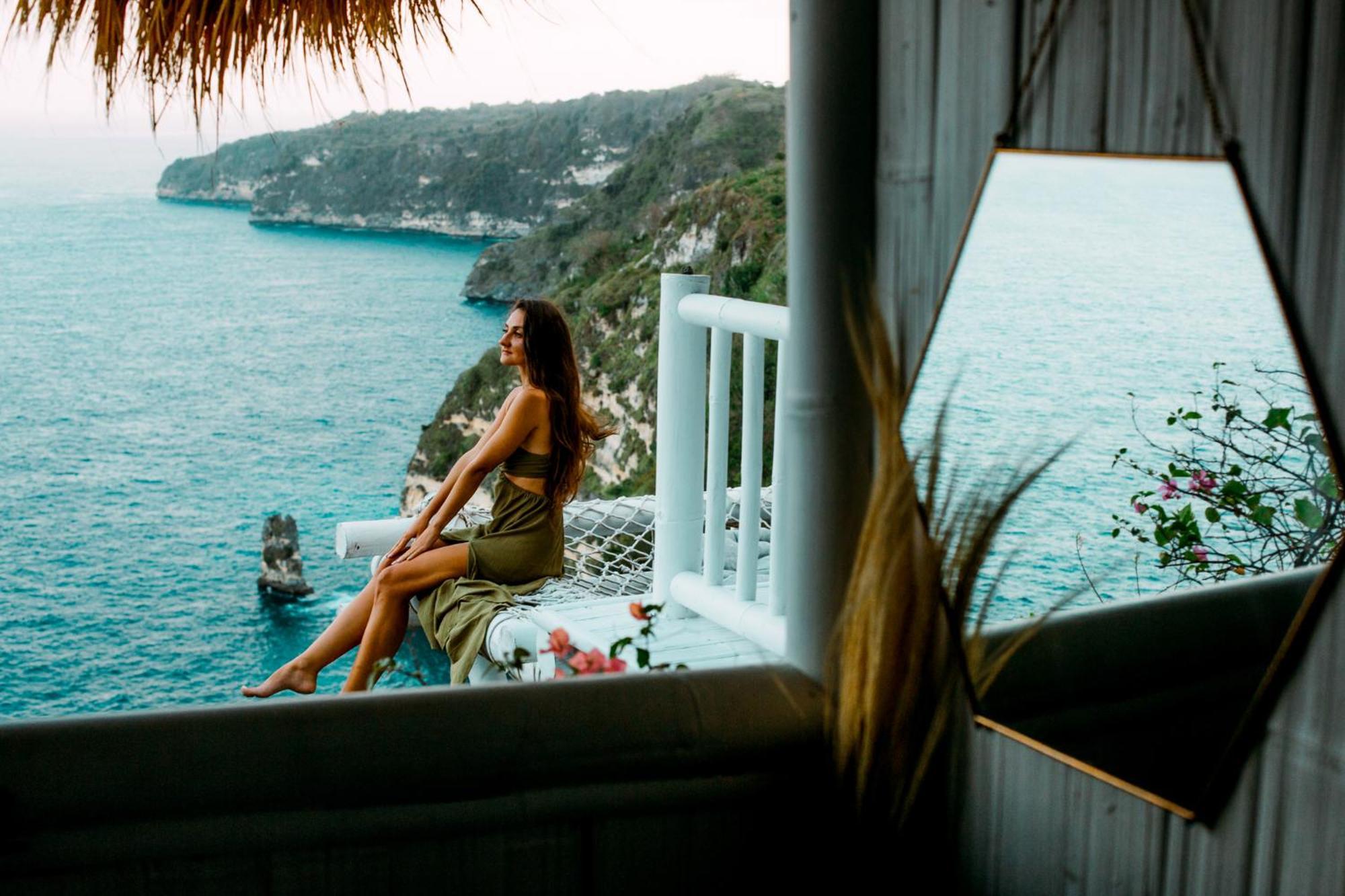 Polilit Tropical Glamping Nusa Penida Diamond Beach - Cliff Side Edge מראה חיצוני תמונה