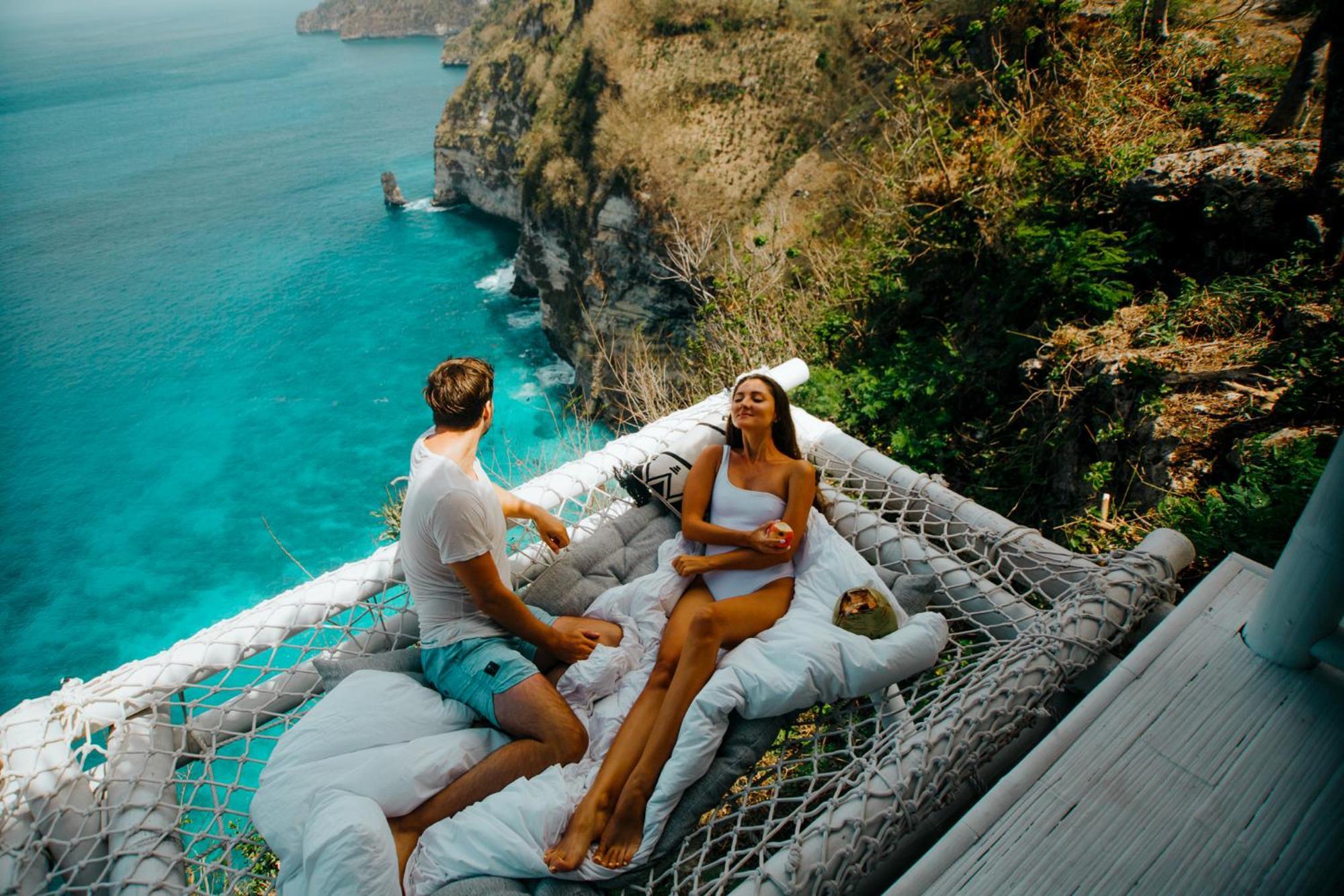Polilit Tropical Glamping Nusa Penida Diamond Beach - Cliff Side Edge מראה חיצוני תמונה