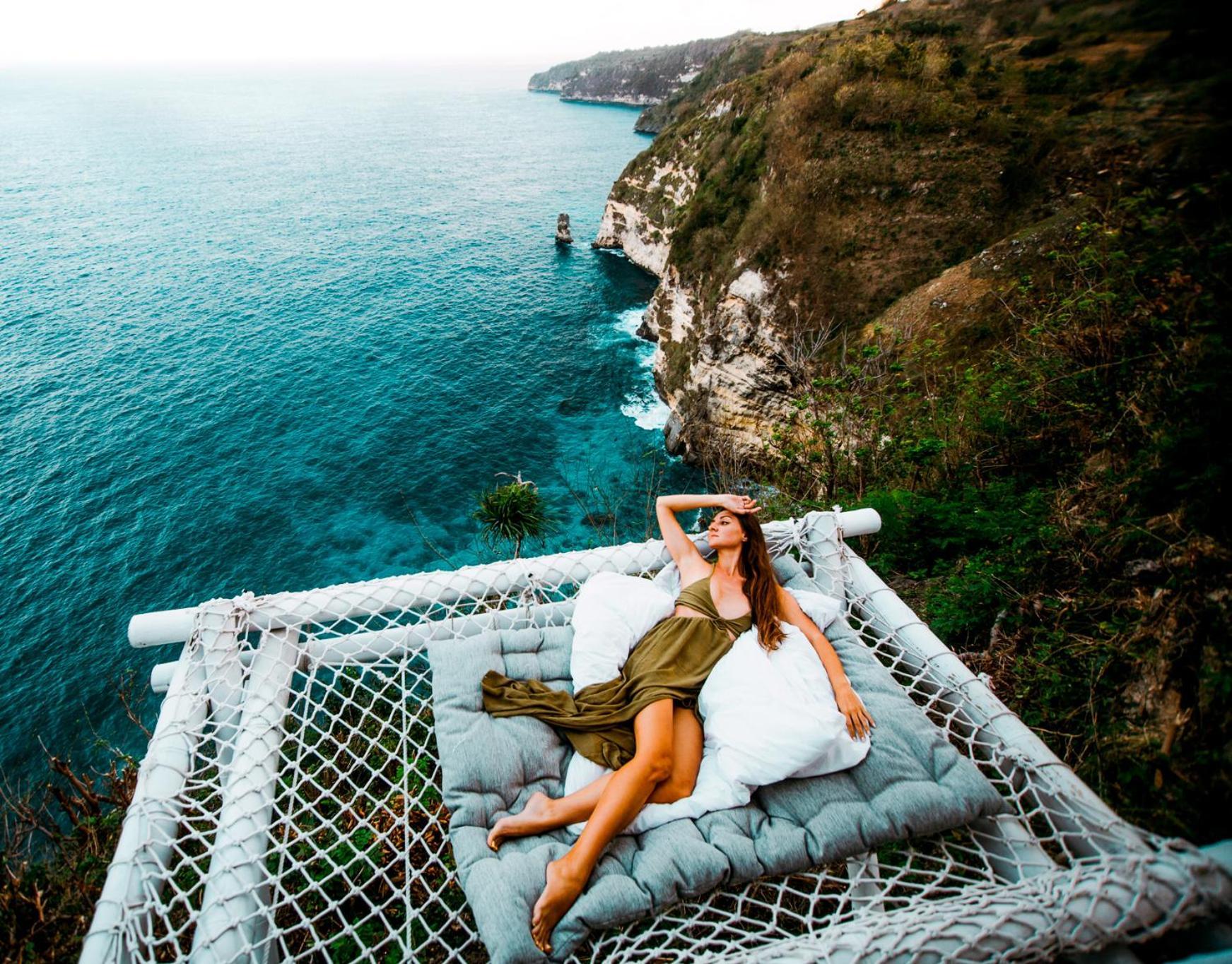 Polilit Tropical Glamping Nusa Penida Diamond Beach - Cliff Side Edge מראה חיצוני תמונה